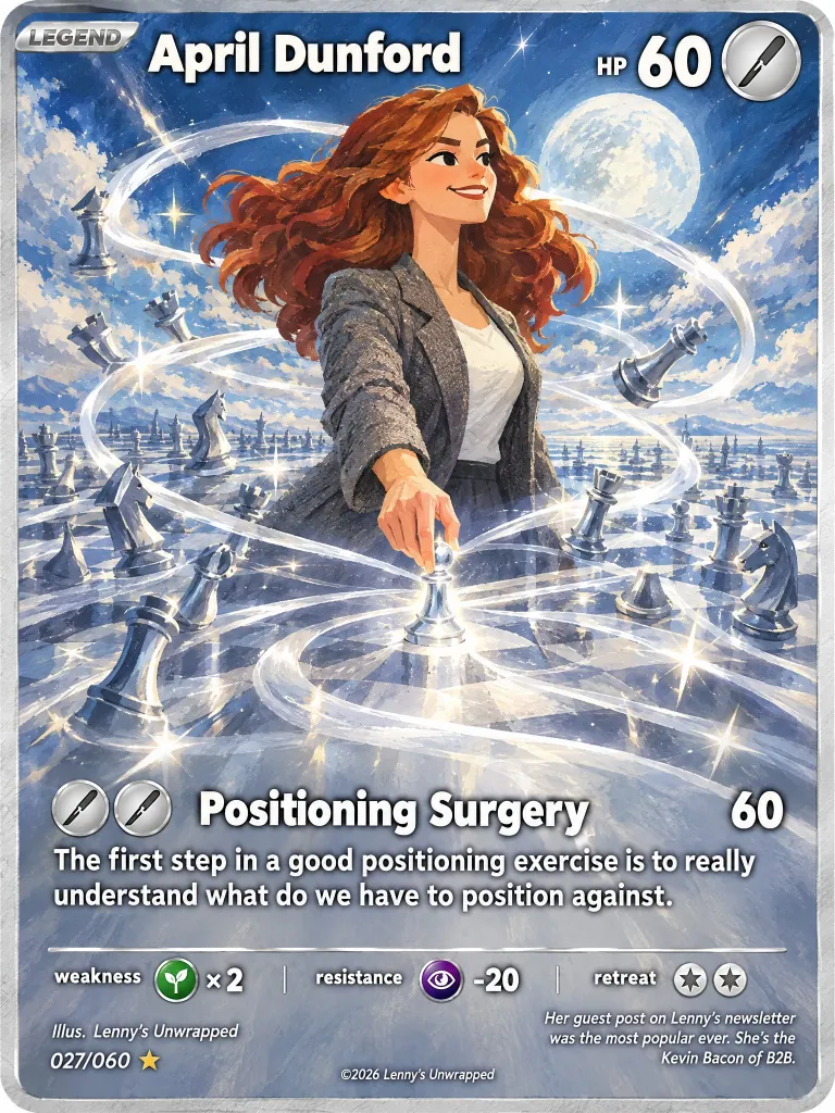 April Dunford — trading card