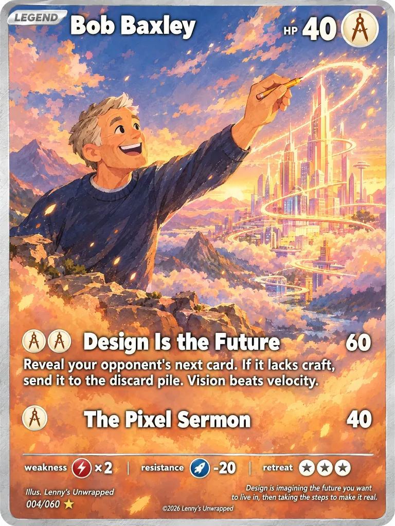 Bob Baxley — trading card