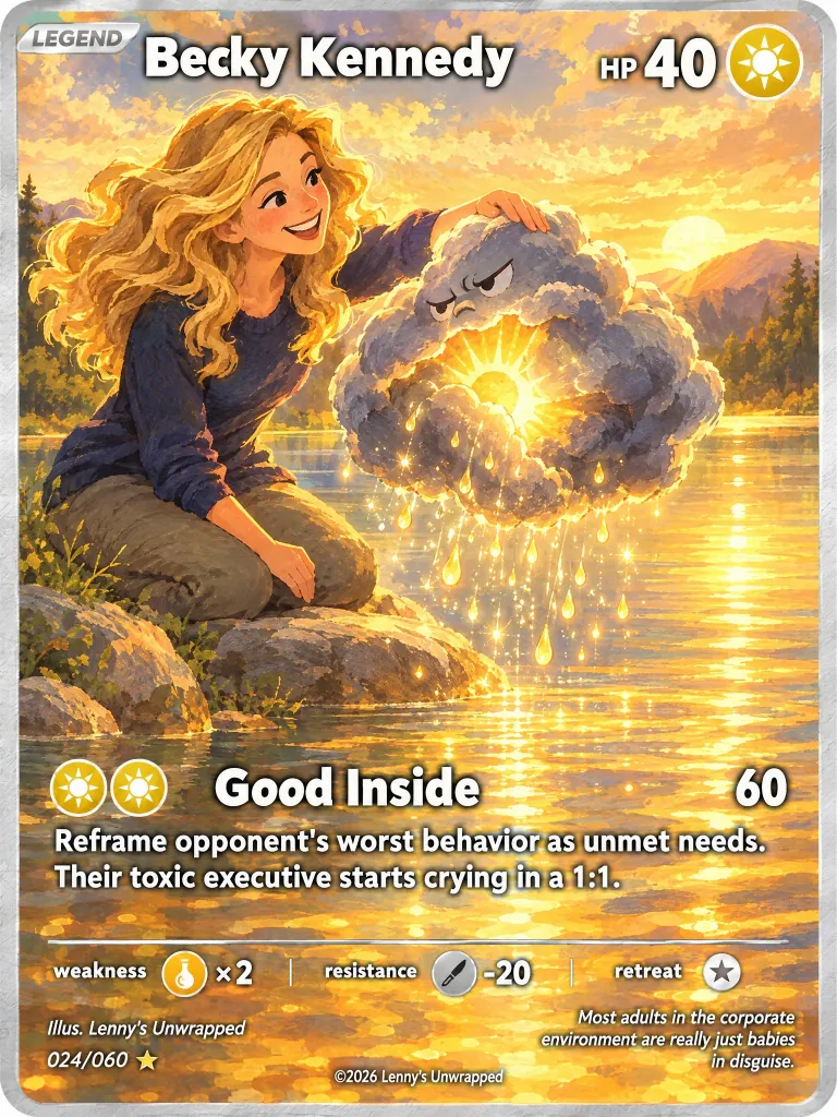 Becky Kennedy — trading card