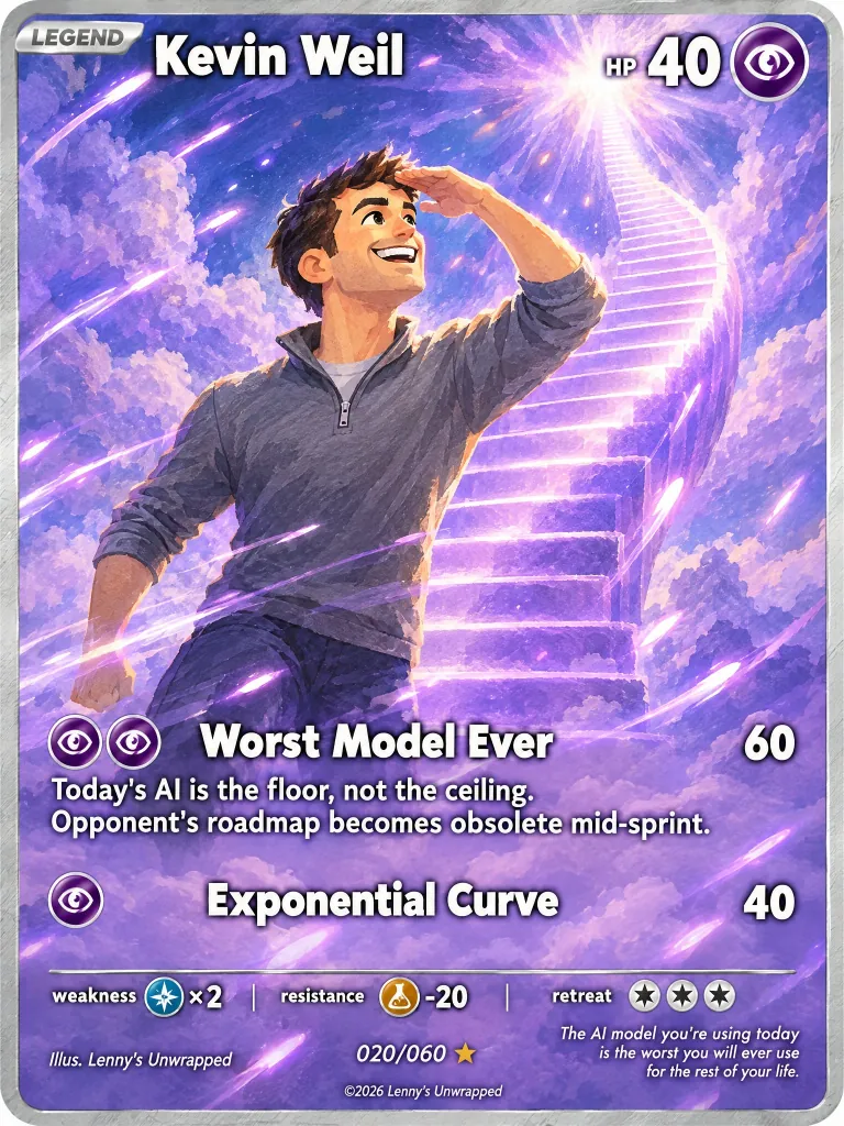 Kevin Weil — trading card
