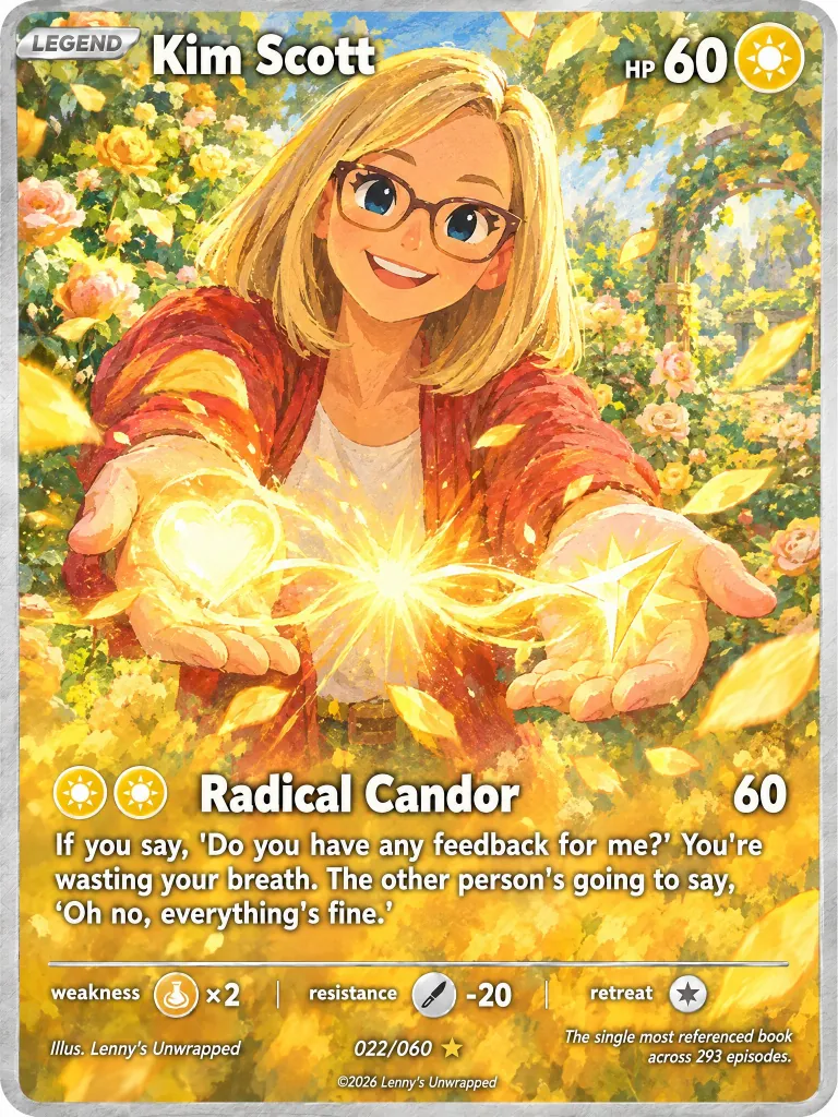 Kim Scott — trading card