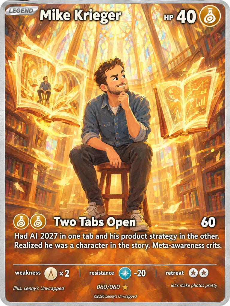 Mike Krieger — trading card
