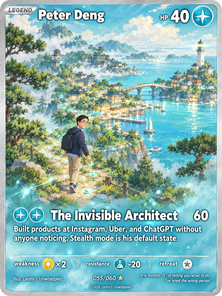 Peter Deng — trading card