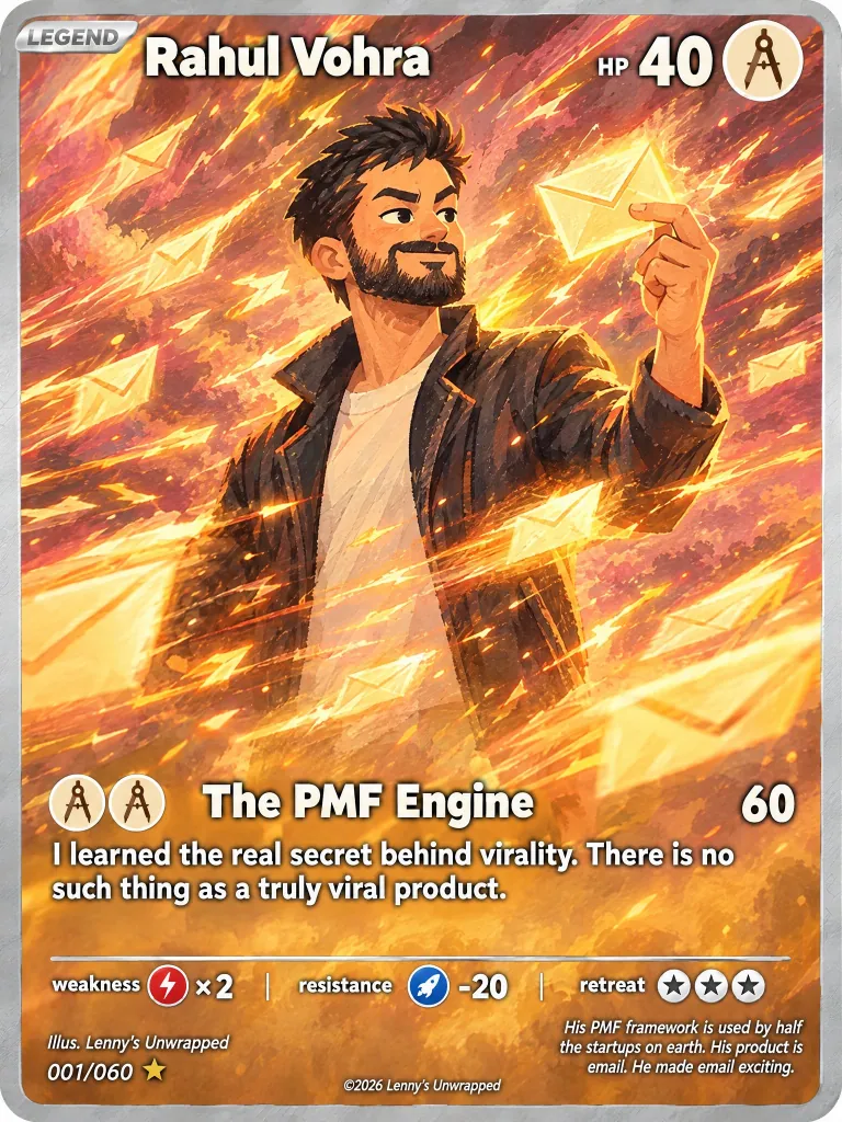 Rahul Vohra — trading card